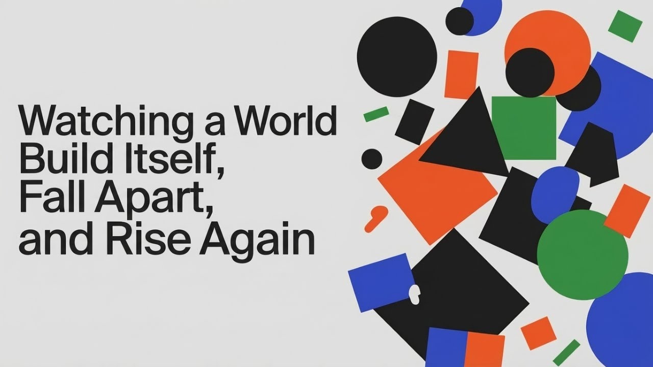 The Shape of Returning — Abstract Geometric Film on Society, Collapse, and Renewal