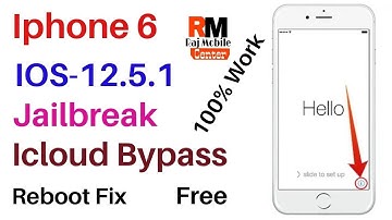 Iphone 6 | Jailbreak | Untethered Icloud Bypass | IOS 12.5.1 | On/Off Fix | Windows