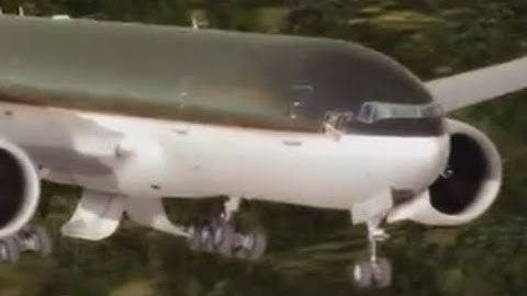 Prepar3D V2.5 PMDG B777 Landing Jackson Hole