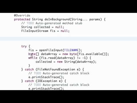 Android Application Development   103   ProgressDialog and Correction
