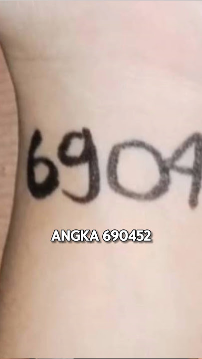 JANGAN PERNAH NULIS ANGKA 690452 DI TANGAN #690452 #horor #sceneless #shorts