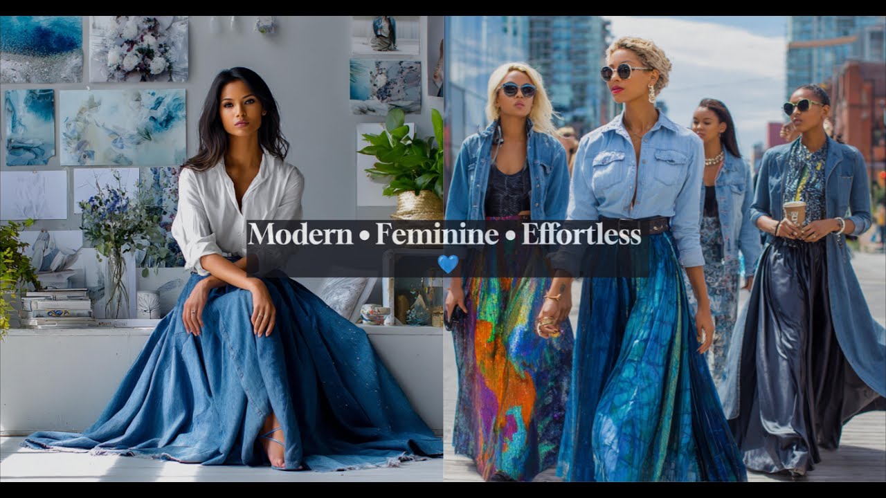 Effortlessly Stylish: Long Denim Skirt Outfit Inspiration 2025/2026