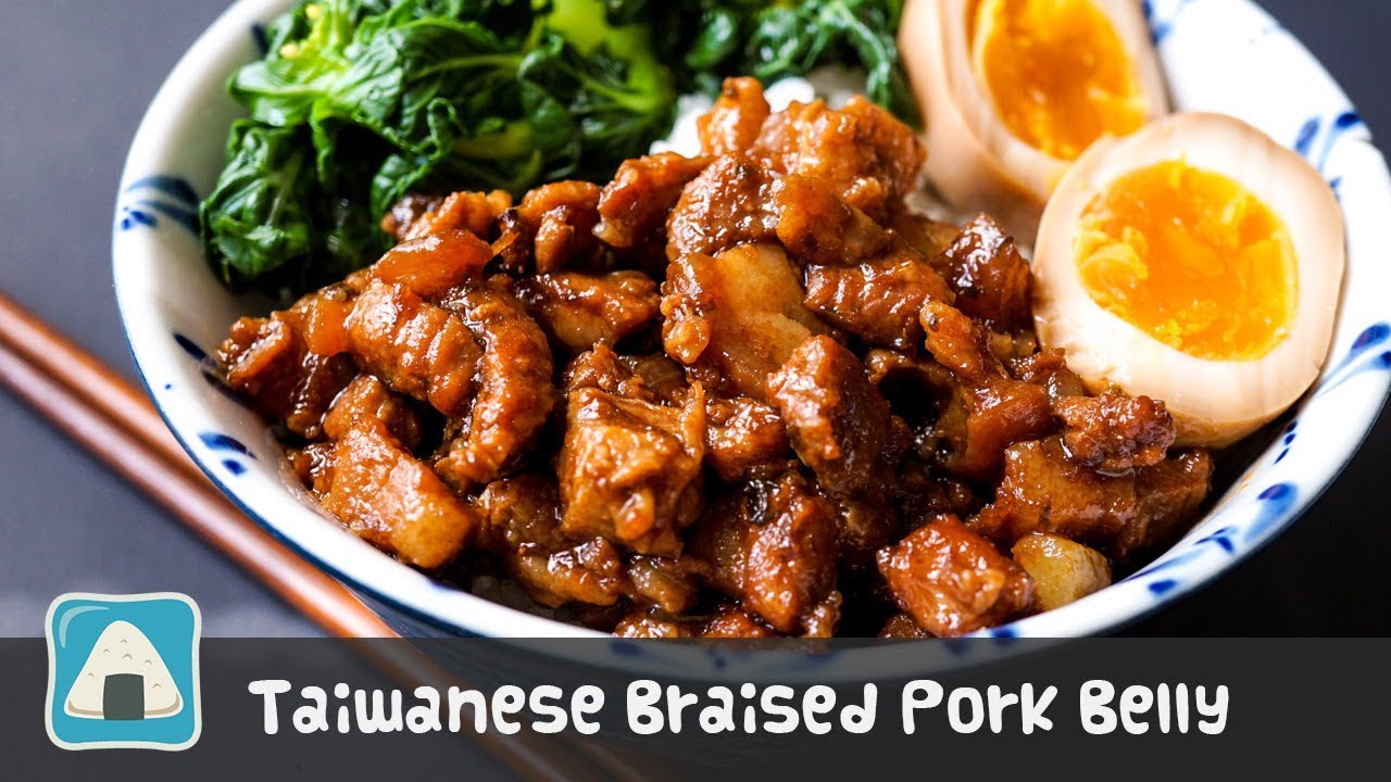 Instant Pot Taiwanese Braised Pork Belly Lu Rou Fan Youtube