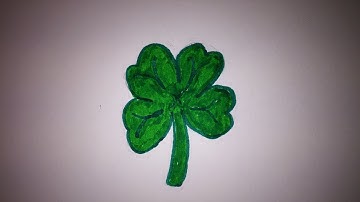 How to Draw a 4 Leaf Clover/Shamrock