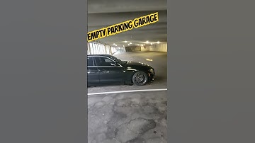 Empty parking garage #BMW #F30 #fall #rain #rainyday #vibes #jazz
