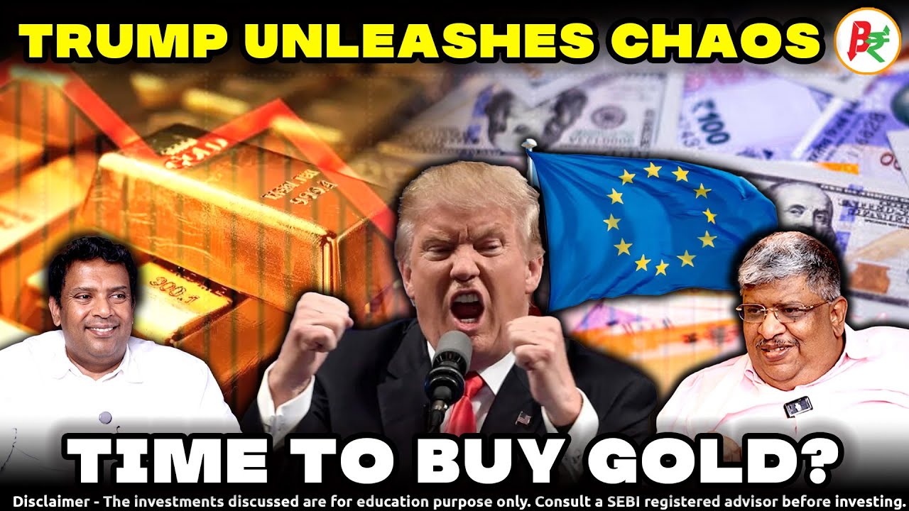 Markets Rattle as Trump Tariffs Europe | Rupee Slides, Markets Crack & Gold Soars