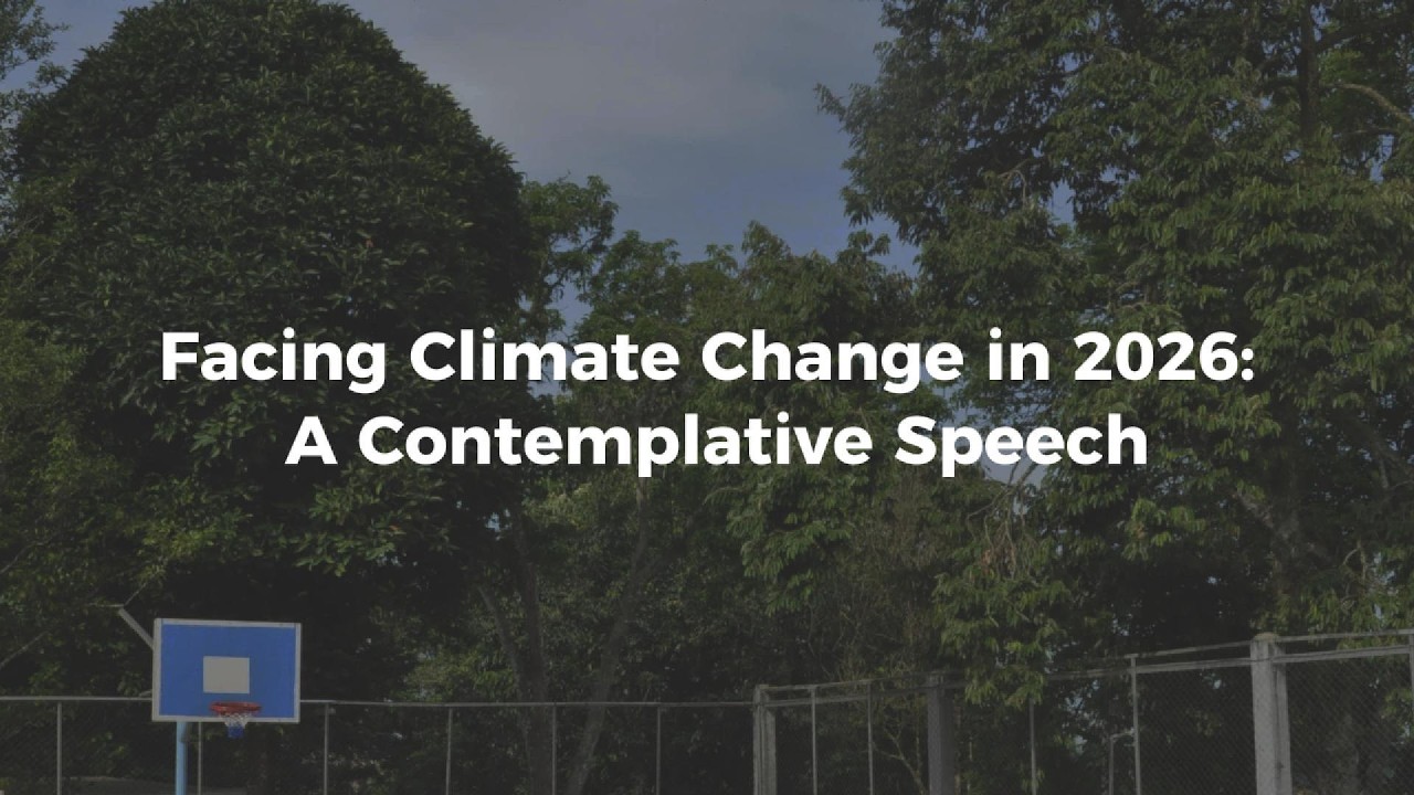 2025 Was the 3rd Hottest Year Since 1850 | Speech about Climate Change for English Practical Test