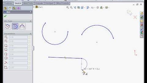 SolidWorks Tutorials Arc Tool