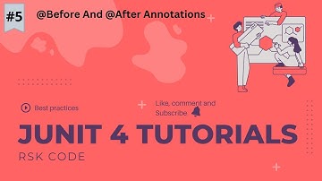 5 Before and After annotation | Introduction of Junit 4 | Junit Tutorial for beginners