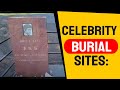 Celebrity burial sites: Bruce Lee, Brandon Lee from The Crow, and Jimi Hendrix