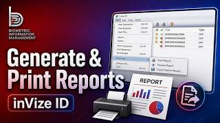 inVize ID Tutorial: Generate, Filter, Print, and Export Reports