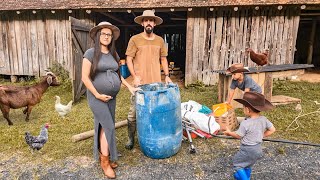 Tiramos muito lixo do Rancho Familia X- T6 Ep.47