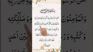 AMENERRESULU (Al-Baqarah) Quran recitation ❤️ - Egzon Ibrahimi #egzonibrahimi #islamicvoice #viral