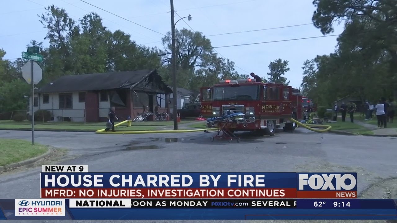 House fire in Mobile YouTube