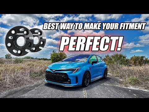 FINALLY Getting the WHEEL FITMENT Perfect For This GR Corolla! | PERRIN Wheel Spacers Install