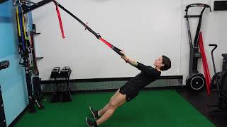 TRX Straps Palms Up Supinated Rows