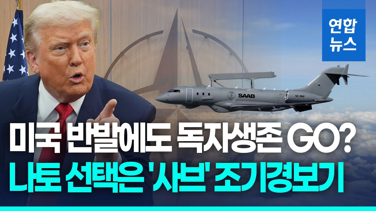 '탈미국' 외치는 나토?…차기 조기경보기로 스웨덴 '글로벌아이' / 연합뉴스 (Yonhapnews)