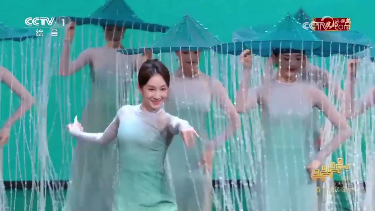 好雨知时节！孟庆旸舞步流转间跳出春的生机，好一幅充满诗意的春夜喜雨 | CCTV春晚