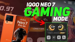 iQOO Neo 7 || Gaming Mode Features *Explained*