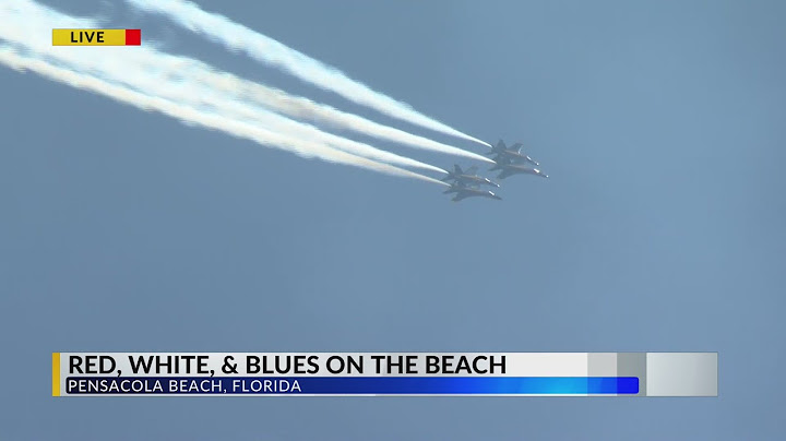 Watch the Blue Angels at the Pensacola Beach Air Show 2022