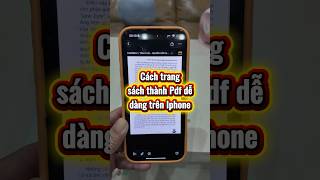 Cách chụp trang sách thành Pdf dễ dàng trên Iphone