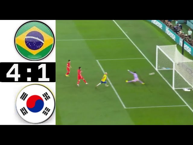 Brasil 4 x 1 Coreia do Sul: melhores momentos do jogo - Copa 2022