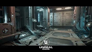 SPACESHIP - DETAIL LIGHTING - UNREAL ENGINE 5.3 - LUMEN NANITE