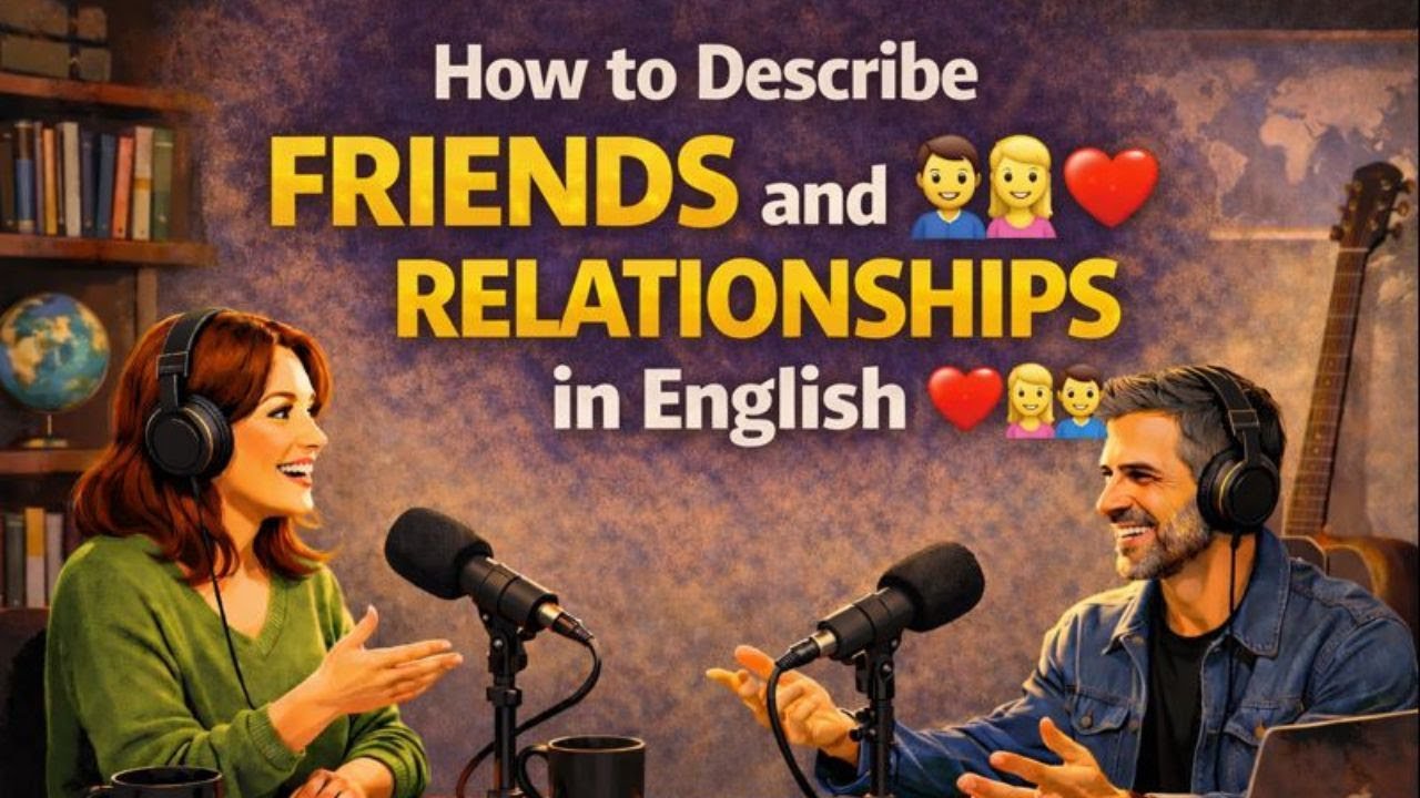 How to Describe Friends and Relationships in English | Common Phrases ...