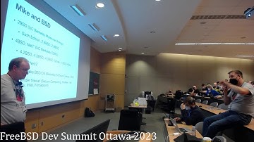 May 2023 FreeBSD Developer Summit Day 1