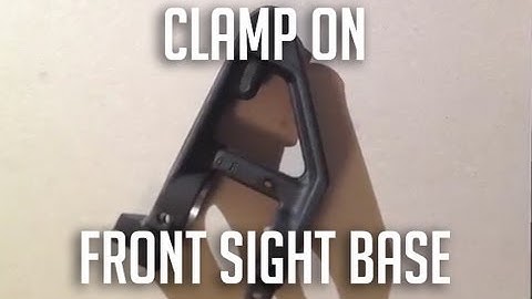 AR 15 Clamp on Front Sight Base (FSB) - First Look
