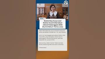 REAKSI Roy Suryo soal Rektor Ova Emilia Sebut Jokowi Kebanggan UGM: Alumni Belum Tentu Lulus