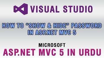 ASP.NET MVC 5 Tutorial In Urdu - How to show and hide password using jQuery