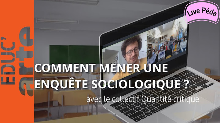 Comment mener une enquête sociologique ? avec le collectif Quantité critique | Live pédagogique