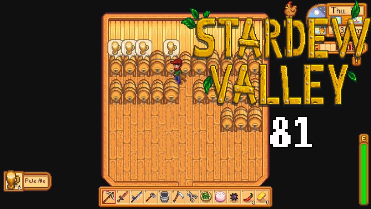 Let's Play Stardew Valley 81 Beer Profits YouTube