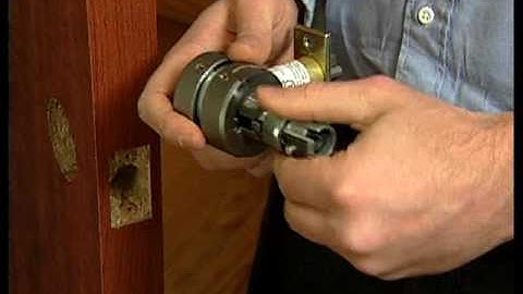 How to Install SARGENT 11 Line Cylindrical Lock | Step 4 | Lock Disassembly