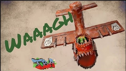 How to scratch build a Orks Dakkajet for under €5.00 #howto #scratchbuild #craft