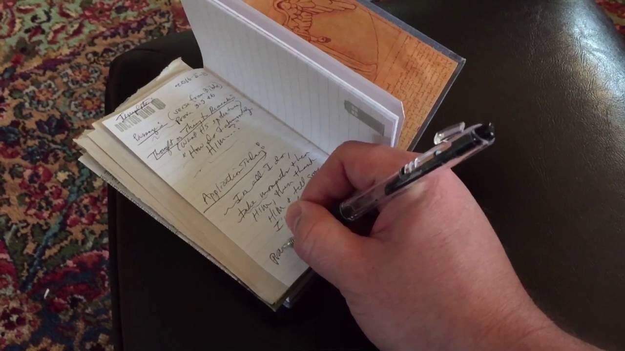 Journaling as a Lifestyle & to Remember God's Life Landmarks | Dustin's