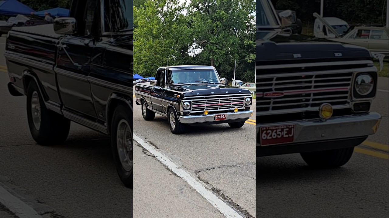 1969 Ford Ranger Classic Pickup Truck Drive By Engine Sound Cruisin' Hines 2024