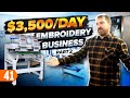 How to start screen printing and embroidery business with a 3500day revenue pt 2