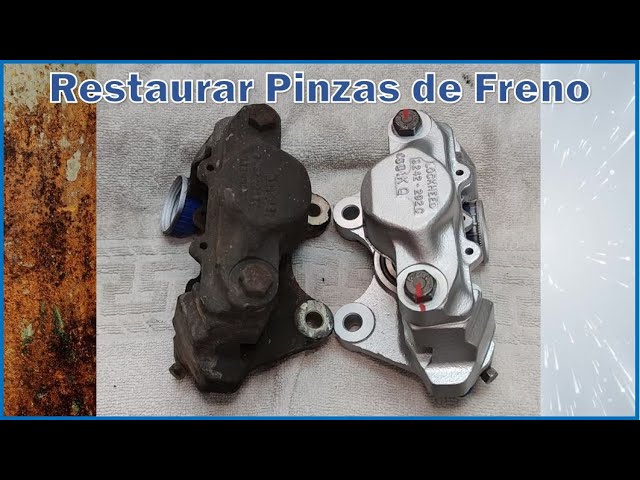 Restaurar y pintar pinzas de freno!!