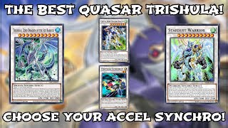 Yu-Gi-Oh! Duel Links ||THE BEST ACCEL SYNCHRO TRISHULA QUASAR DECK! A NON META DECK TO 25K DP IN KC!