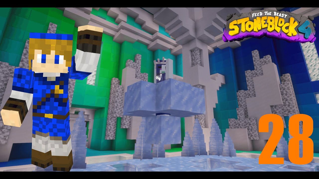 FTB Stoneblock 4 - #28 [FR] - Combat de boss à la chaine !