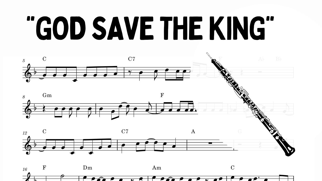 Paris 2024 - Britsh Anthem / GOD SAVE THE KING music oboe, god save the