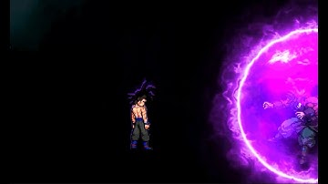 [4K 60FPS] DARK BROLY SSJ4 VS 1000 YEAR OLD GOKU TP V1 IN JUMP FORCE MUGEN V7