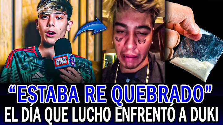 LUCHO SSJ REVELÓ el DÍA que ENFRENTÓ a DUKI para que DEJE LAS DROGAS