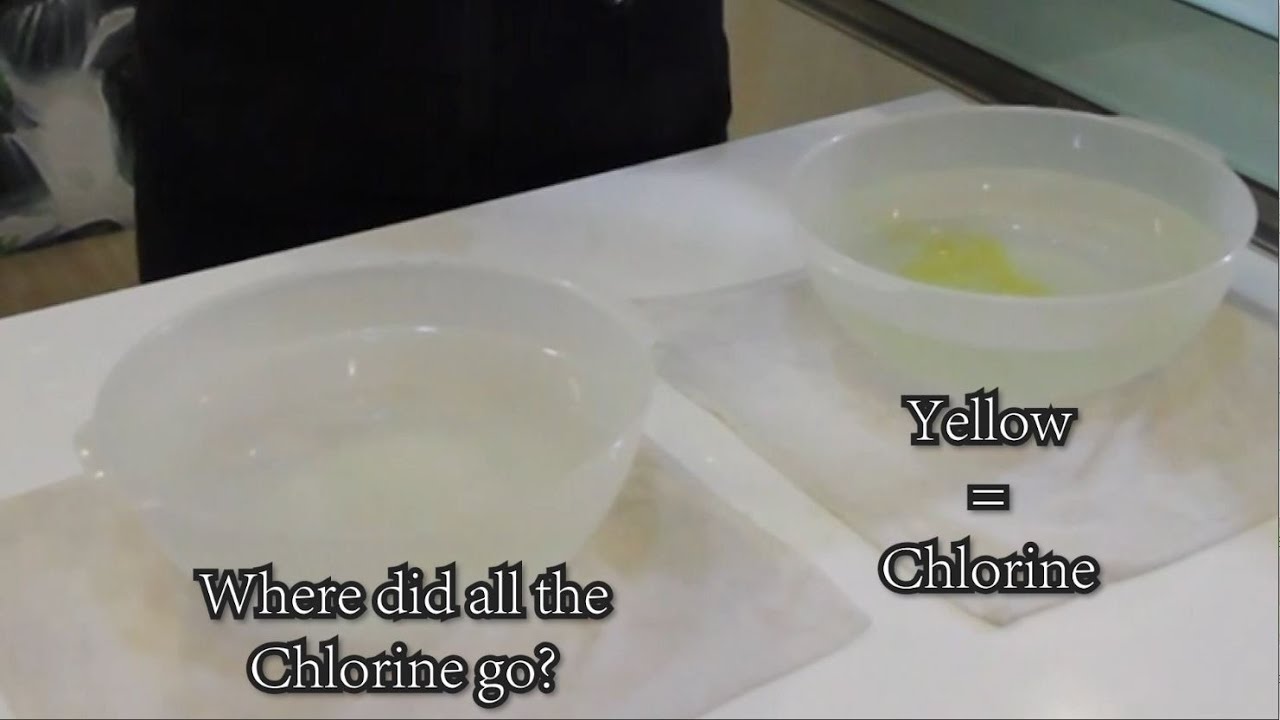 This is how quickly our skin absorb chlorine! - MC Ocean A' Oceanic EIonizer