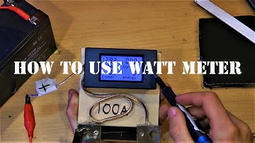 Digital Watt Meter DC6.5-100V 100A test