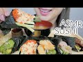 BLACK RICE Sushi CONES *Spicy Salmon, Avocado, Dynamite, Unagi and Negitoro Cones NO Talking ASMR