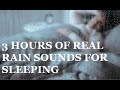 3 hours of night rain meditation  for sleeping rain sounds to sleep study relax and reduce stress