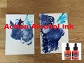 Action glitter alcohol ink